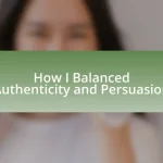 How I Balanced Authenticity and Persuasion