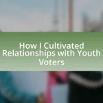 How I Cultivated Relationships with Youth Voters