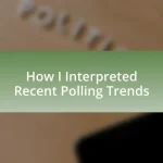 How I Interpreted Recent Polling Trends
