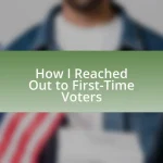 How I Reached Out to First-Time Voters