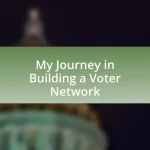 My Journey in Building a Voter Network