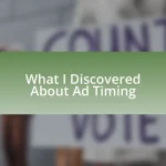 What I Discovered About Ad Timing