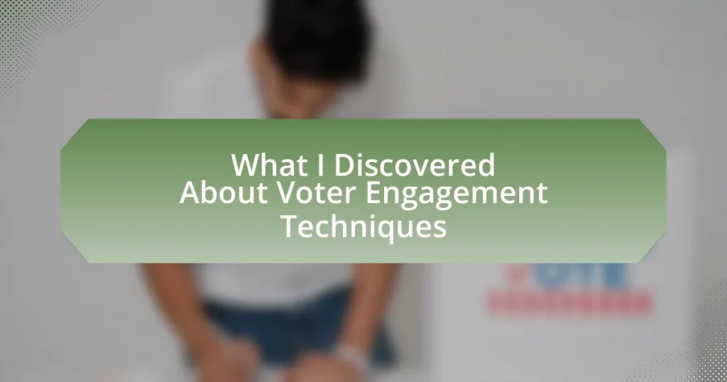 What I Discovered About Voter Engagement Techniques