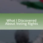 What I Discovered About Voting Rights